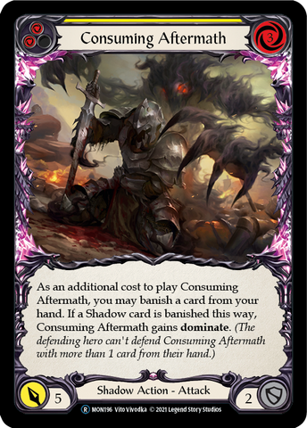 Consuming Aftermath (Yellow) [U-MON196] (Monarch Unlimited)  Unlimited Normal