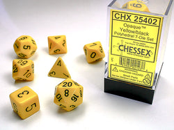 Chessex Opaque Polyhedral 7 Die Set
