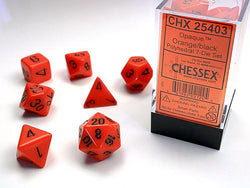Chessex Opaque Polyhedral 7 Die Set