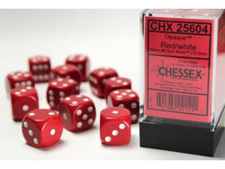Chessex Opaque D6 12pack Dice