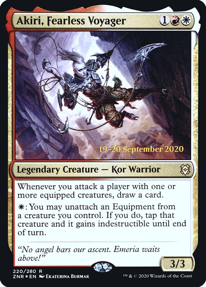 Akiri, Fearless Voyager [Zendikar Rising Prerelease Promos]