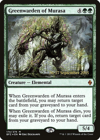 Greenwarden of Murasa [Battle for Zendikar Prerelease Promos]