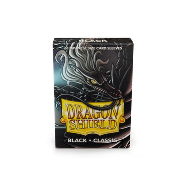 Dragon Shield Japanese Size 60ct - Classic Black