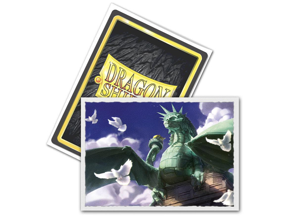 Dragon Shield Standard Art Sleeves 100ct - Matte 'Dragon of Liberty'