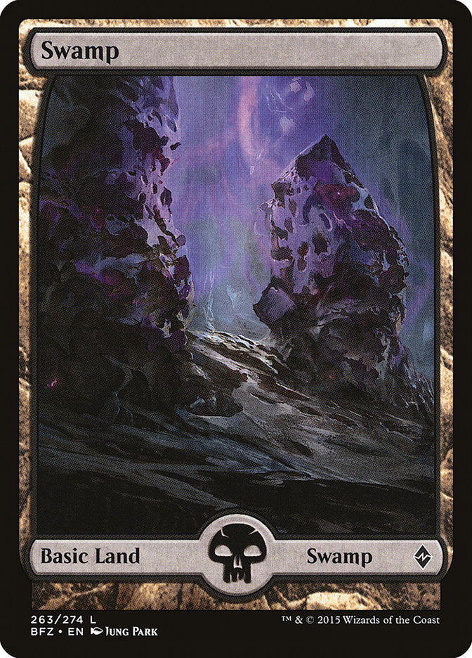 Swamp (263) (Full Art) [Battle for Zendikar]