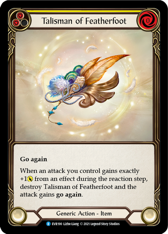 Talisman of Featherfoot [EVR190] (Everfest)  1st Edition Normal