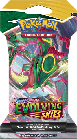 Pokemon Evolving Skies Booster Pack Sleeved