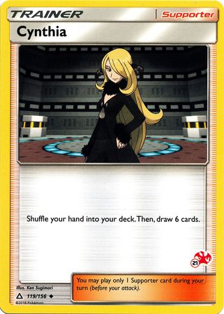 Cynthia (119/156) (Charizard Stamp #21) [Battle Academy 2020]