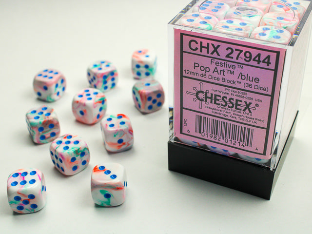 Chessex Festive D6 36pack Dice