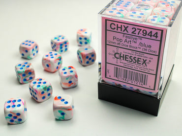 Chessex Festive D6 36pack Dice