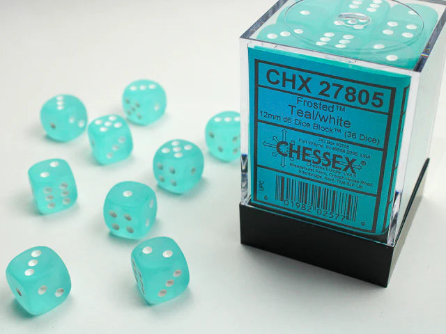 Chessex Frosted D6 36pack Dice