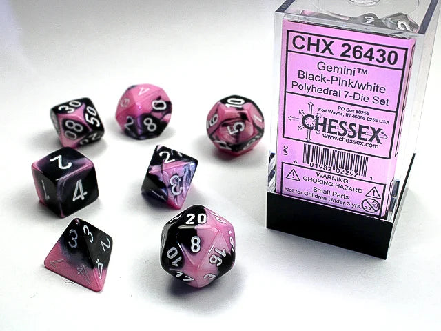 Chessex Gemini Polyhedral 7 Die Set