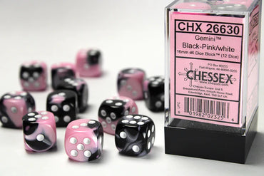 Chessex Gemini D6 12pack Dice