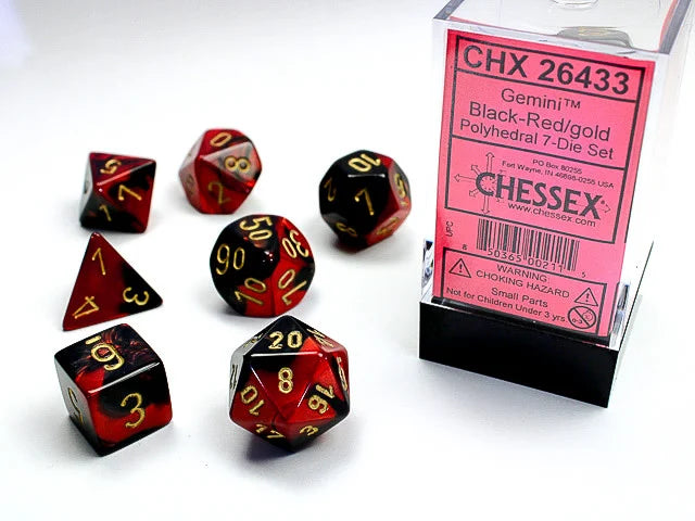 Chessex Gemini Polyhedral 7 Die Set