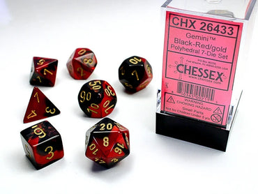 Chessex Gemini Polyhedral 7 Die Set