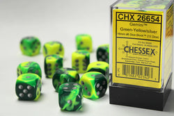 Chessex Gemini D6 12pack Dice