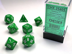 Chessex Opaque Polyhedral 7 Die Set