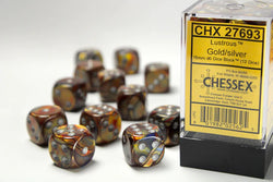 Chessex Lustrous D6 12pack Dice