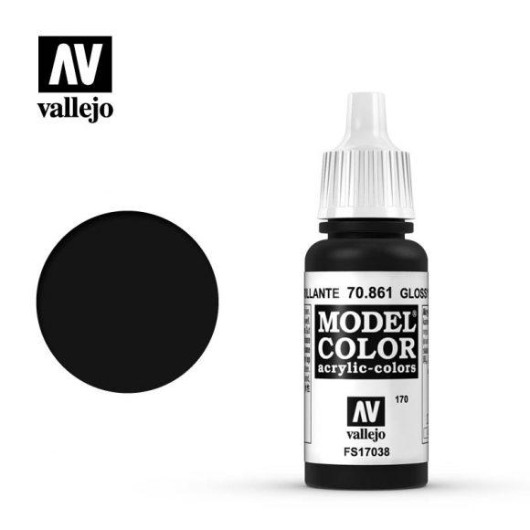 Glossy Black Vallejo Model Color