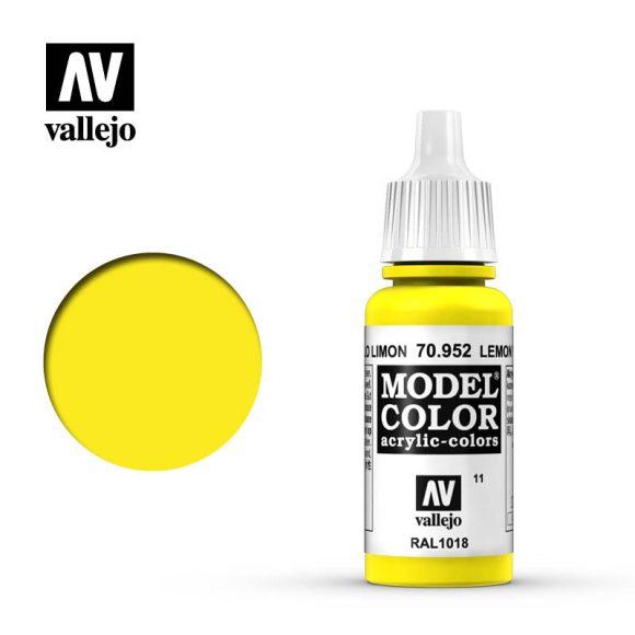 Lemon Yellow Vallejo Model Color