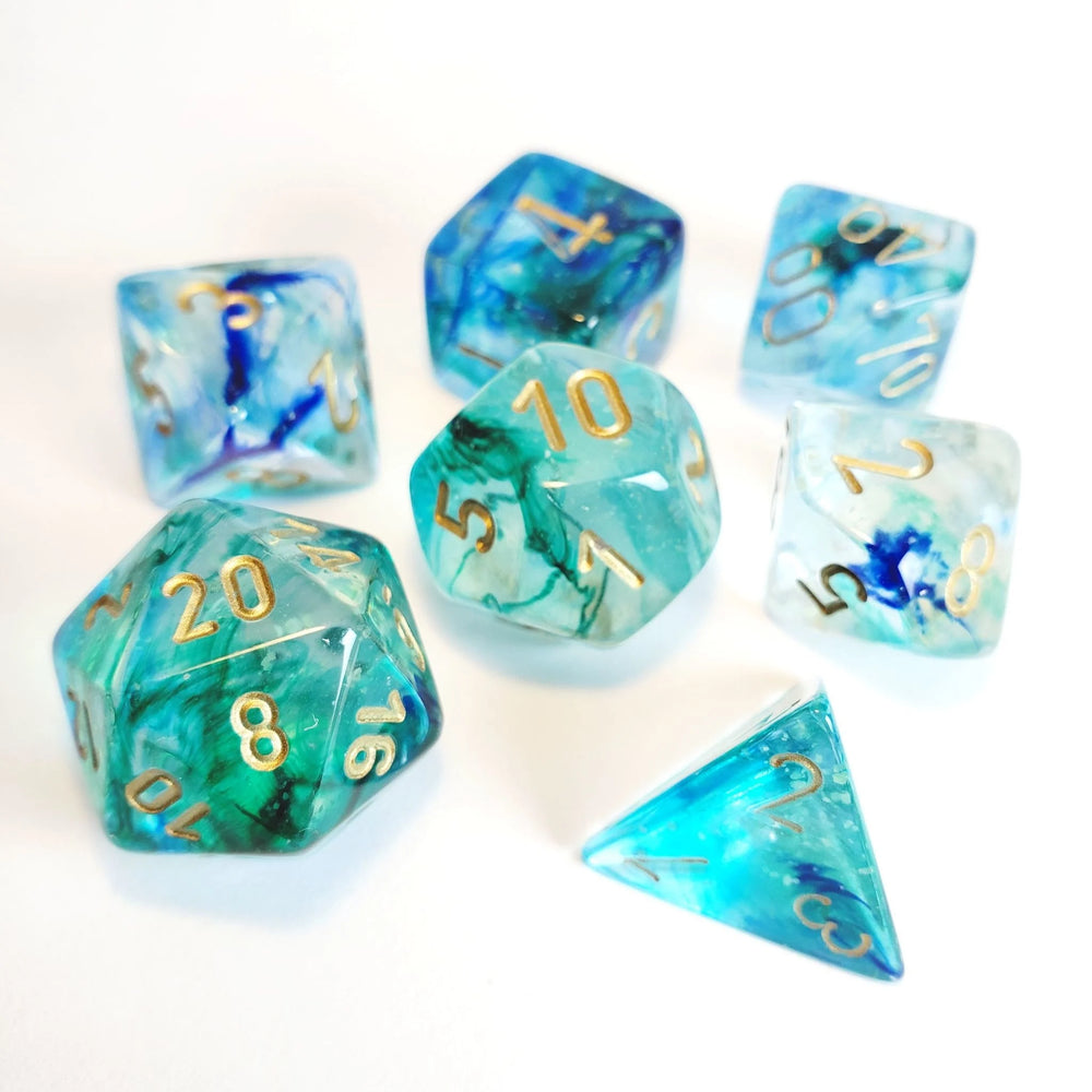 Chessex Nebula Polyhedral 7 Die Set