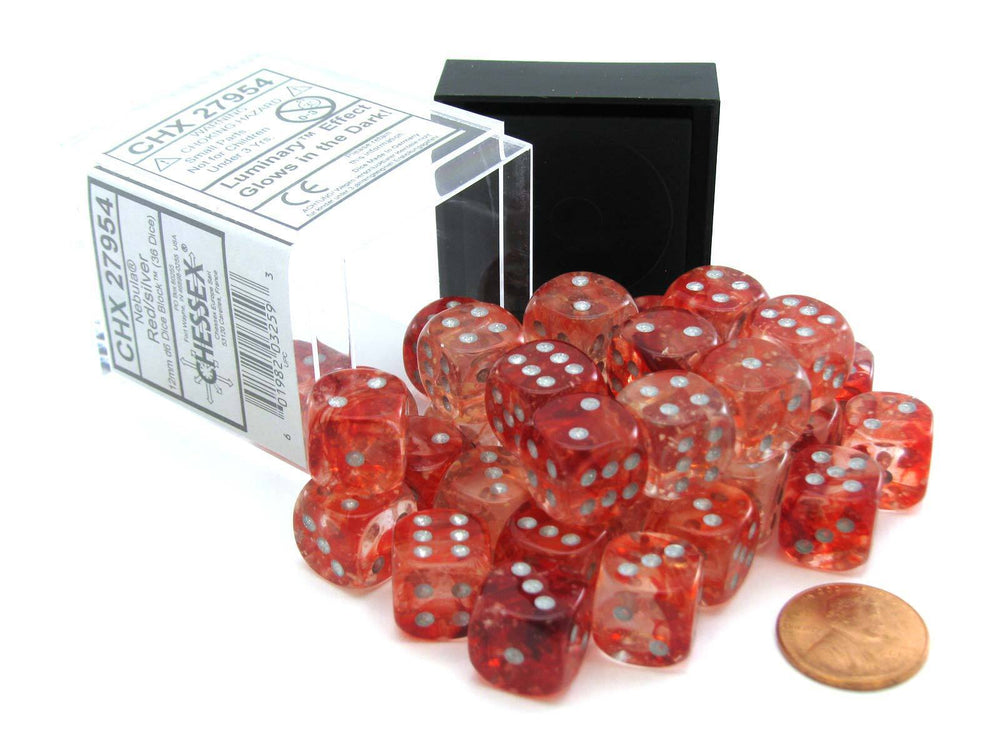 Chessex Nebula D6 36pack Dice