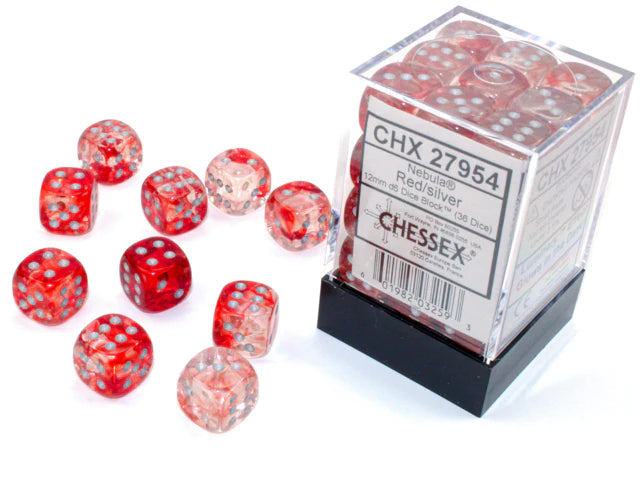 Chessex Nebula D6 36pack Dice