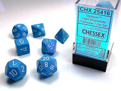 Chessex Opaque Polyhedral 7 Die Set