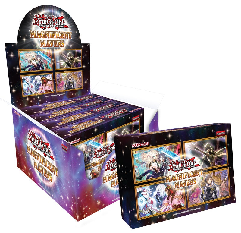 Yu-Gi-Oh Magnificent Mavens Holiday Box 2022 Display of 5