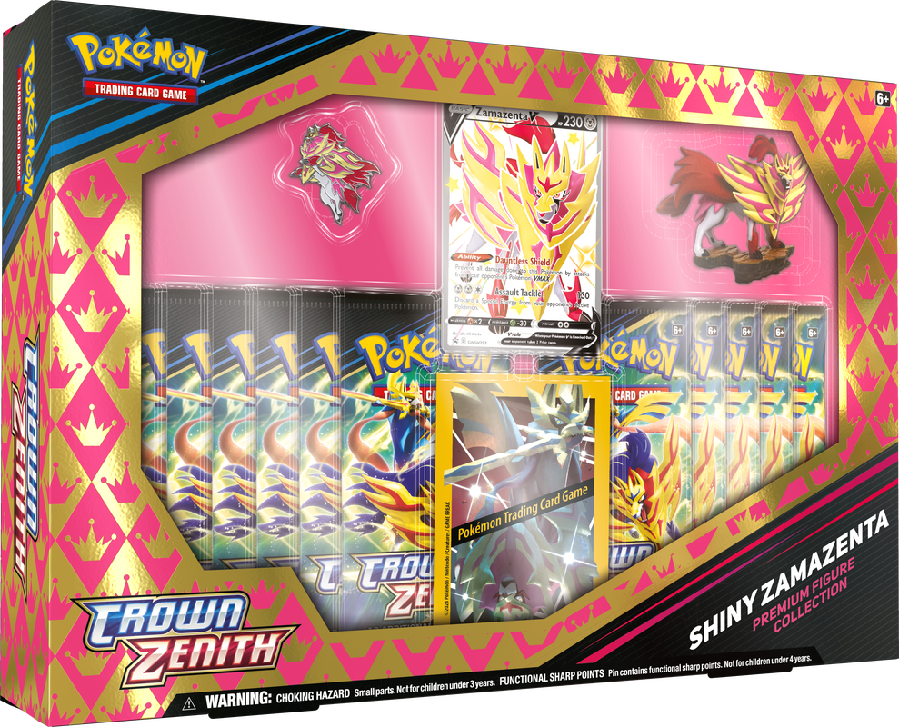 Pokemon Crown Zenith Shiny Zamazenta Premium Figure Collection [Available May 5th 2023]