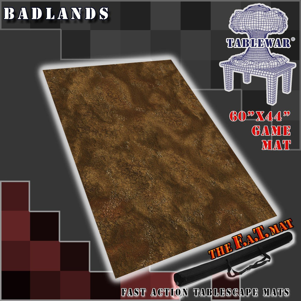 F.A.T. MATS: BADLANDS 60"X44"