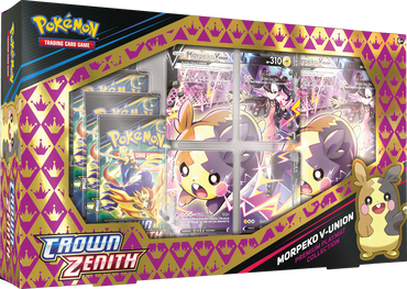 Pokemon Crown Zenith Morpeko V Union Premium Playmat Collection