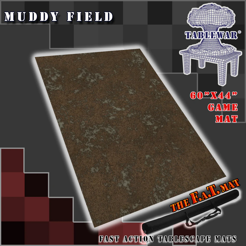 F.A.T. MATS: CORE ENVIRONMENT MUDDY FIELD 60"X44"