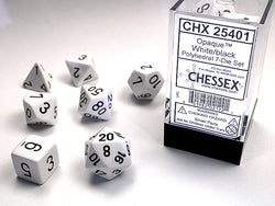 Chessex Opaque Polyhedral 7 Die Set