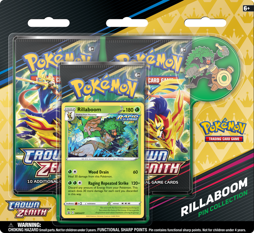 Pokemon Crown Zenith Pin Collection