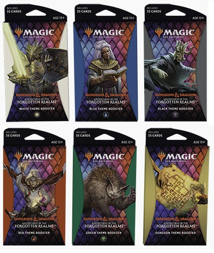Dungeons & Dragons Adventures In The Forgotten Realms Theme Boosters