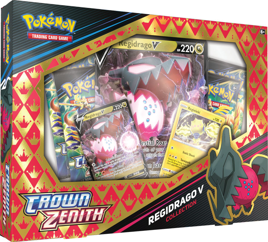 Pokemon Crown Zenith Regidrago V Collection