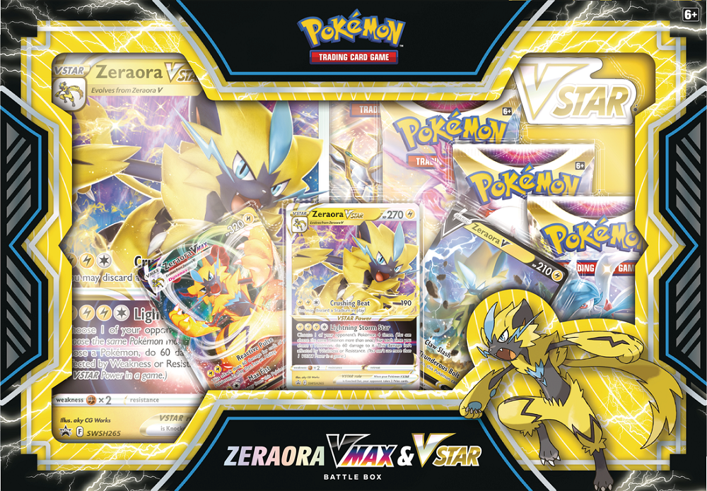 Zeraora VMAX and VSTAR Battle Box