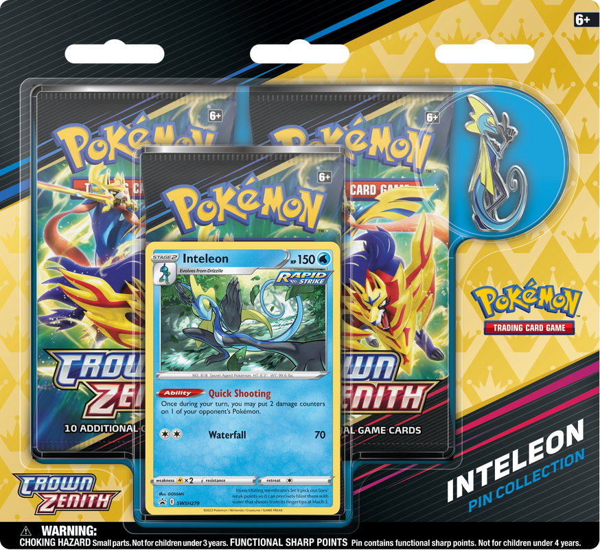 Pokemon Crown Zenith Pin Collection
