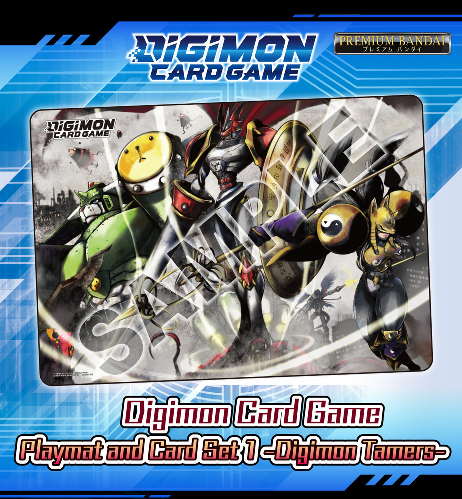 Digimon Playmat and Card Set 1 -Digimon Tamers-