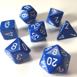 Chessex Opaque Polyhedral 7 Die Set