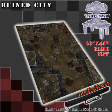 F.A.T. MATS: RUINED CITY 60"X44"