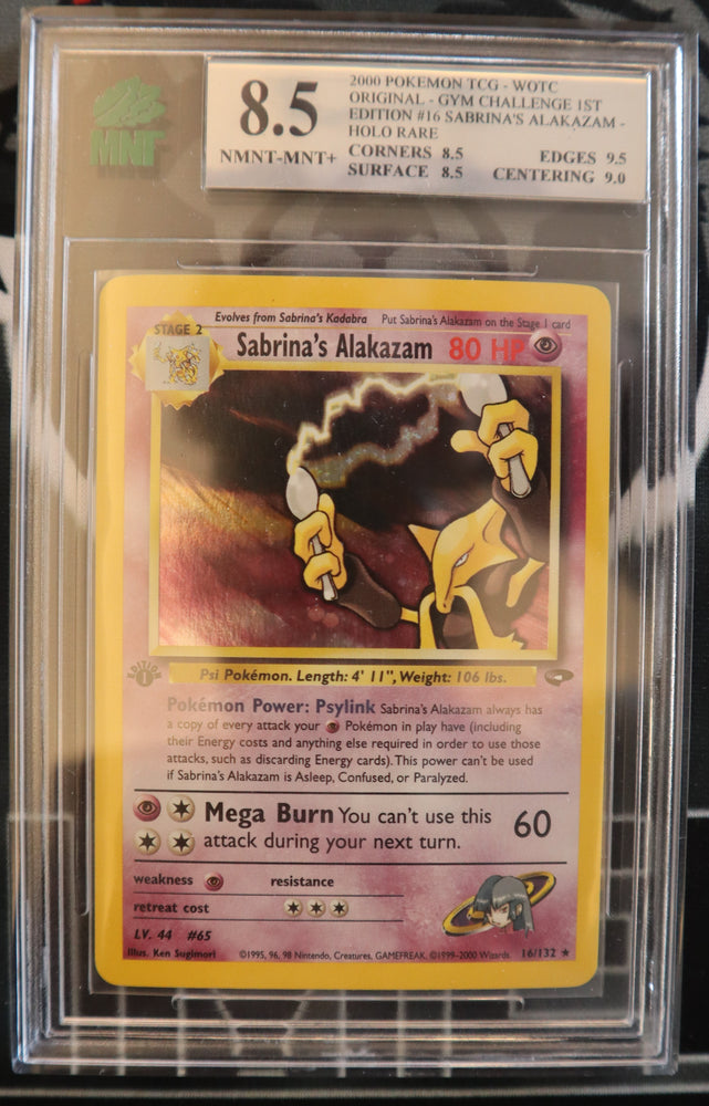 Sabrina's Alakazam (16) - First Edition [Gym Challenge] *MNT 8.5*