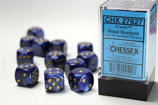Chessex Scarab D6 12pack Dice