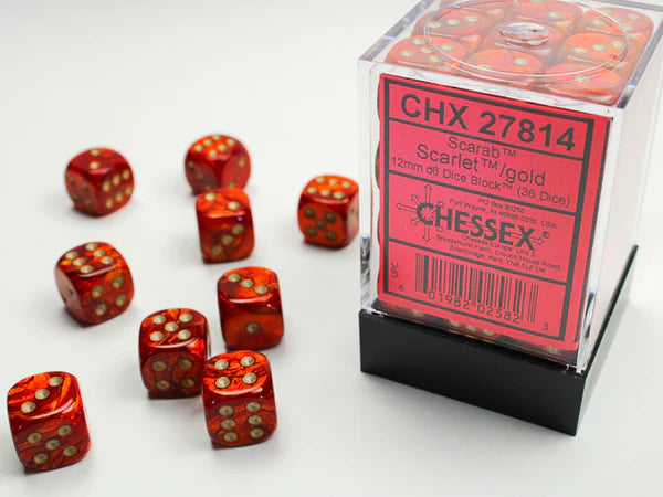 Chessex Scarab D6 36pack Dice