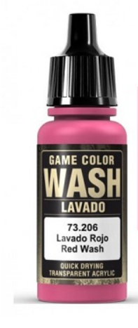 Red Wash Vallejo Game Color