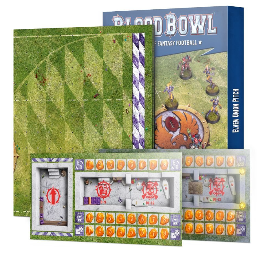 Elven Union Pitch – Double-sided Pitch and Dugouts Set