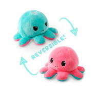 Reversible Octopus Mini Pink / Lt. Blue