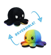 Reversible Octopus Mini Black / Rainbow