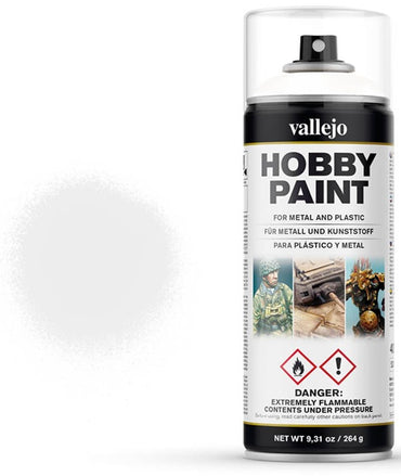 VALLEJO HOBBY PAINT SPRAY CAN - White
